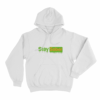 Creepy Stay Sober Unisex Hoodie White