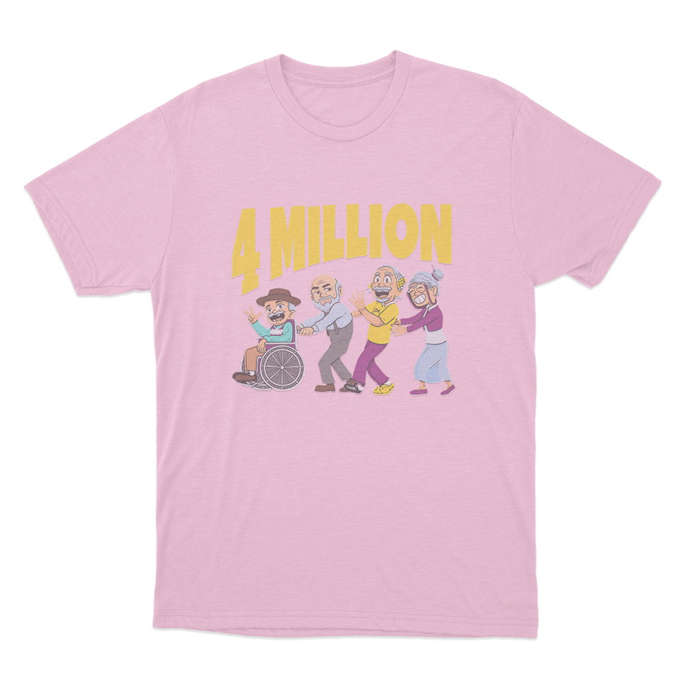 D’Aydrian Harding 4 million Unisex T Shirt Pink DAydrian Harding 4 million Unisex T Shirt Pink