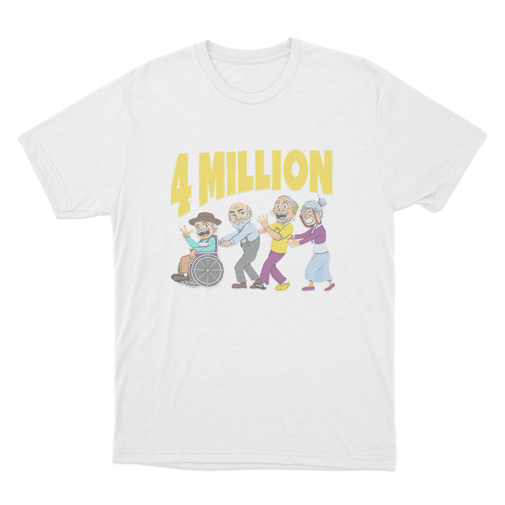 D’Aydrian Harding 4 million Unisex T Shirt White DAydrian Harding 4 million Unisex T Shirt White