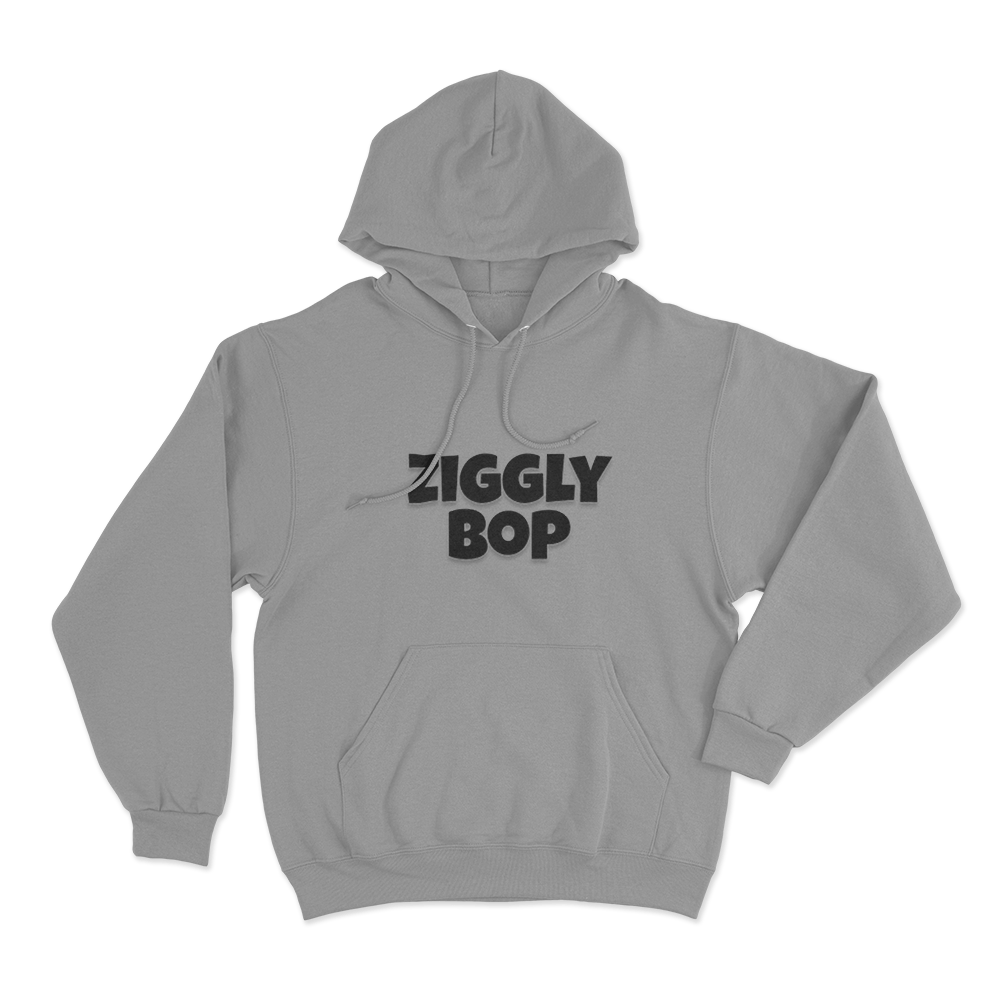 Ziggly Bop Unisex Hoodie Grey Ziggly Bop Unisex Hoodie Grey