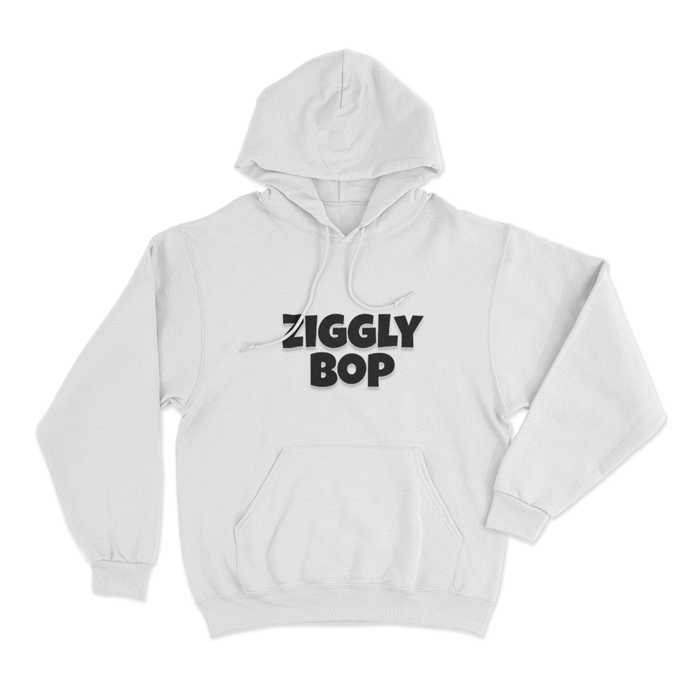 Ziggly Bop Unisex Hoodie White Ziggly Bop Unisex Hoodie White